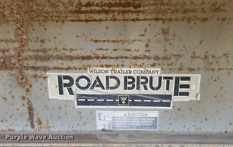image for item DZ6729 1994 Wilson Roadbrute flatbed trailer