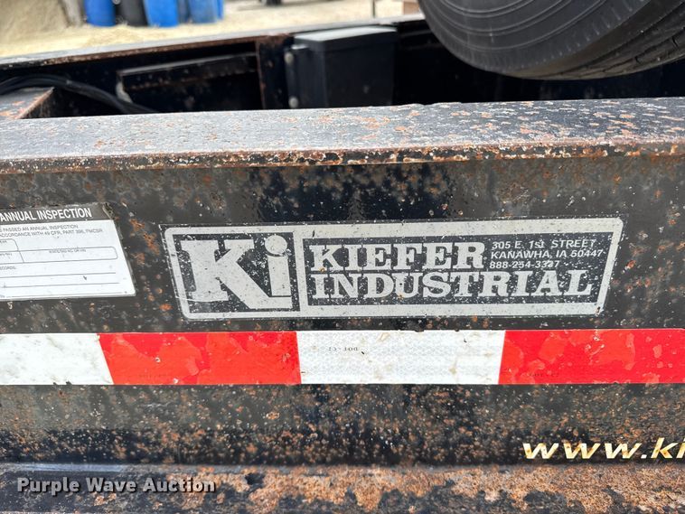 image for item EA1933 2009 Kiefer built Inc 2000 25 PT equipment trailer