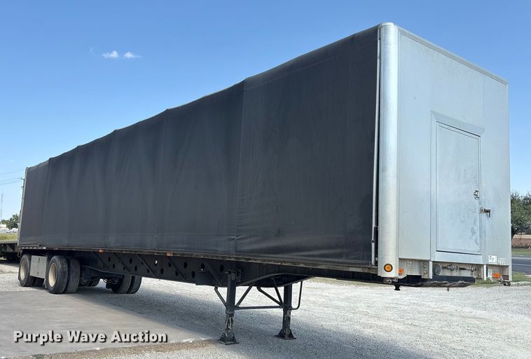image for item EA7529 2000 Transcraft Eagle W2 48X96 side curtain trailer