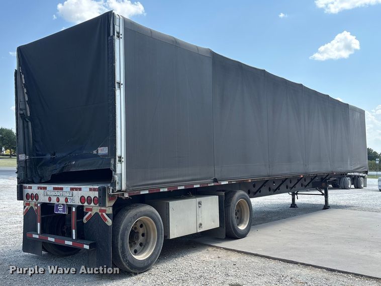image for item EA7529 2000 Transcraft Eagle W2 48X96 side curtain trailer