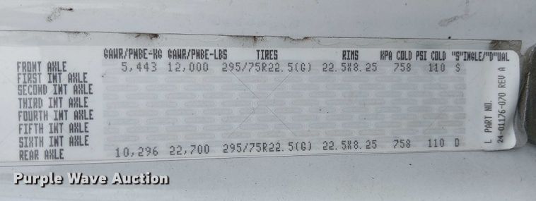 image for item EC1203 2007 Freightliner M2 semi truck