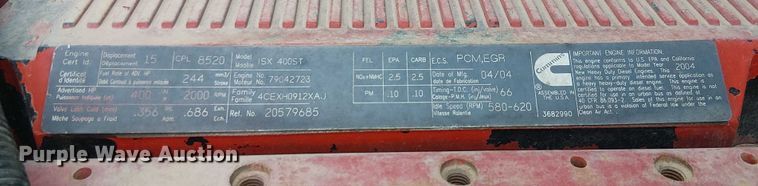 image for item EC1204 2005 Volvo VNL semi truck