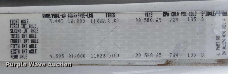 image for item EC1206 2006 Freightliner M2 semi truck