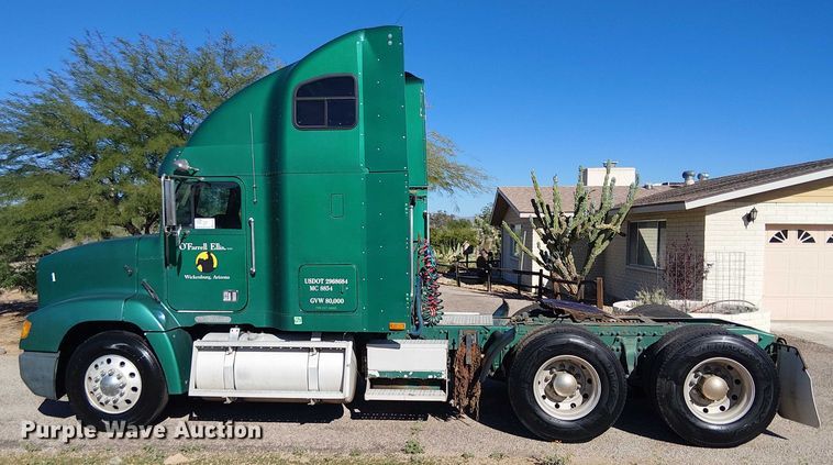 image for item EC1216 1995 Freightliner FLD 112 semi truck
