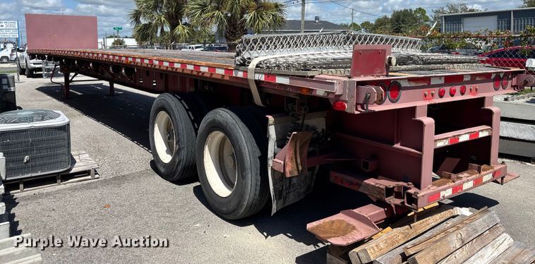 image for item EC3848 2004 Transcraft TL-80K F2 flatbed trailer