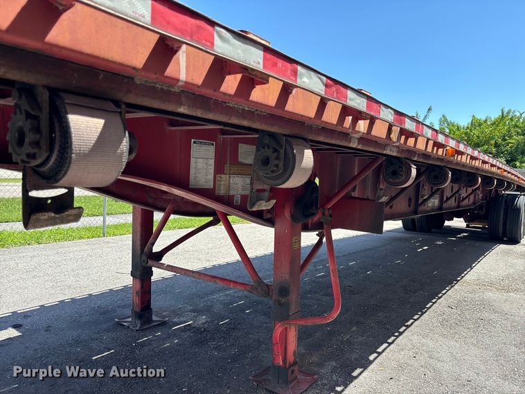 image for item EC3848 2004 Transcraft TL-80K F2 flatbed trailer
