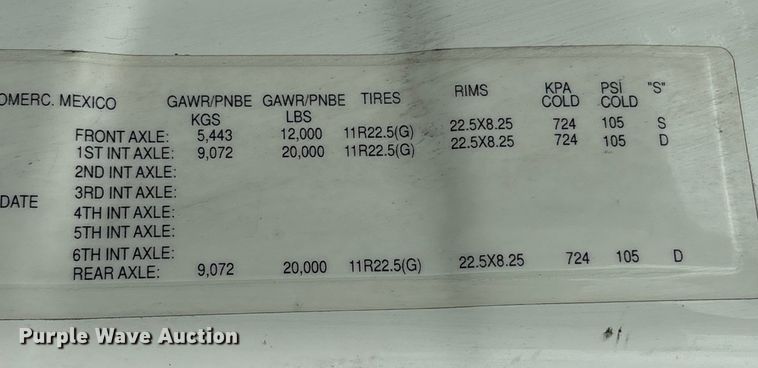 image for item EC8016 2019 Freightliner Cascadia semi truck