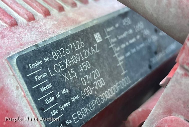 image for item ED2249 2021 Peterbilt 579 semi truck