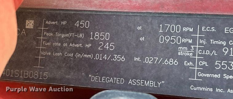 image for item ED2250 2022 Peterbilt 579 semi truck