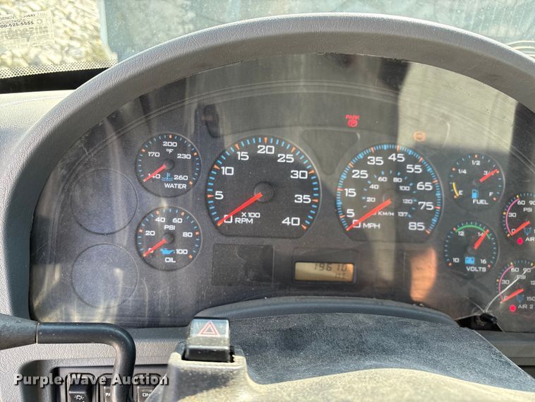 image for item ED2256 2007 International 4300 flatbed truck