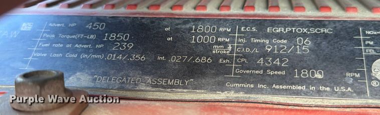 image for item ED5919 2019 International LT625 semi truck