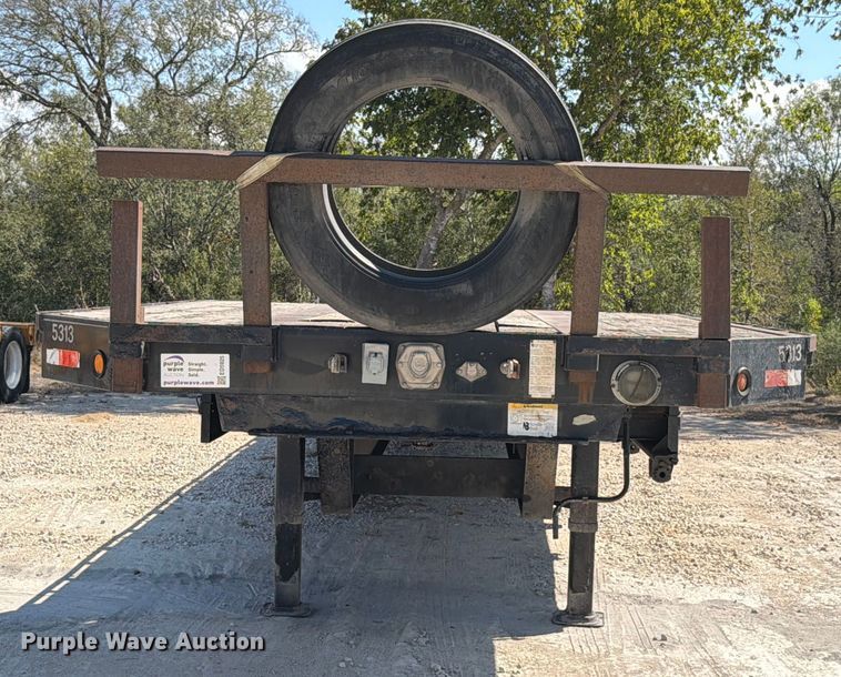 image for item ED5925 2013 Neville Built drop deck equipment trailer