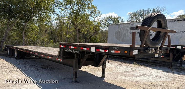image for item ED5925 2013 Neville Built drop deck equipment trailer