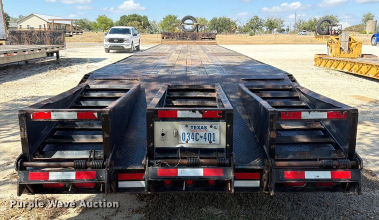 image for item ED5925 2013 Neville Built drop deck equipment trailer