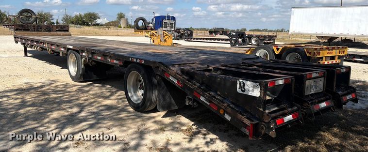 image for item ED5925 2013 Neville Built drop deck equipment trailer