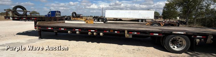 image for item ED5925 2013 Neville Built drop deck equipment trailer