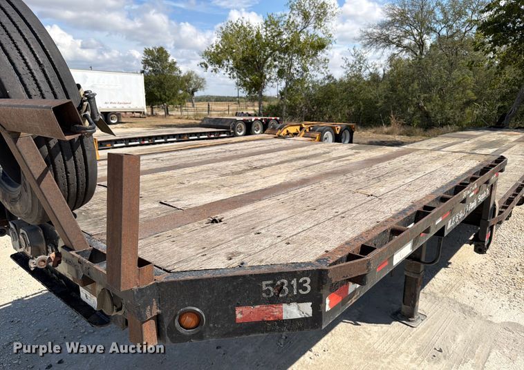 image for item ED5925 2013 Neville Built drop deck equipment trailer