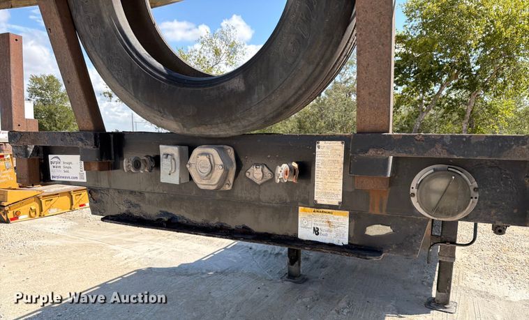 image for item ED5925 2013 Neville Built drop deck equipment trailer