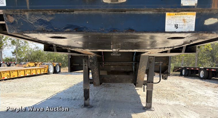 image for item ED5925 2013 Neville Built drop deck equipment trailer