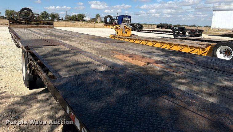 image for item ED5925 2013 Neville Built drop deck equipment trailer