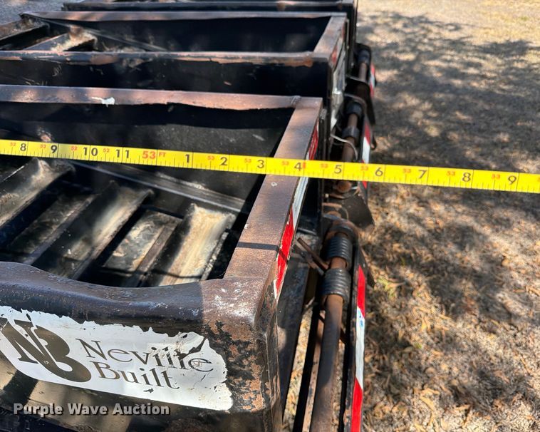 image for item ED5925 2013 Neville Built drop deck equipment trailer