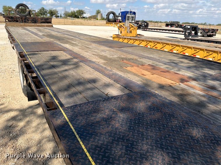 image for item ED5925 2013 Neville Built drop deck equipment trailer