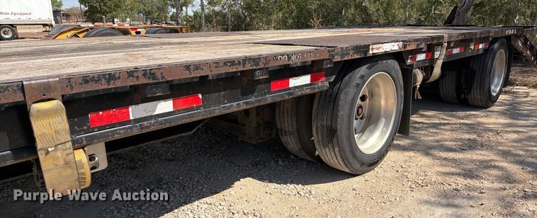 image for item ED5925 2013 Neville Built drop deck equipment trailer