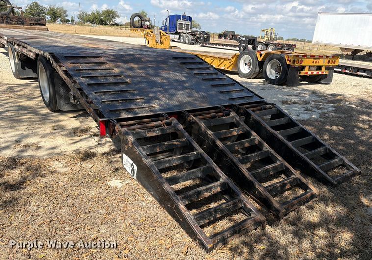 image for item ED5925 2013 Neville Built drop deck equipment trailer