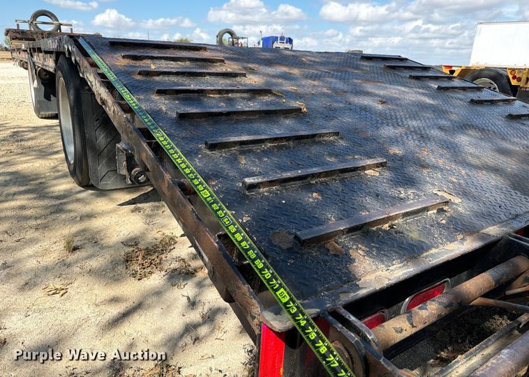 image for item ED5925 2013 Neville Built drop deck equipment trailer