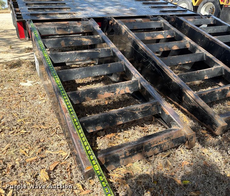 image for item ED5925 2013 Neville Built drop deck equipment trailer