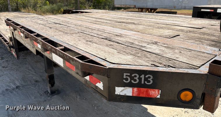 image for item ED5925 2013 Neville Built drop deck equipment trailer
