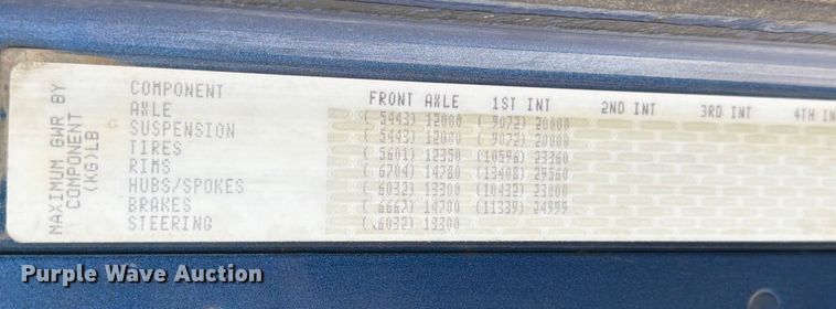 image for item ED5927 2014 Freightliner Coronado glider kit semi truck