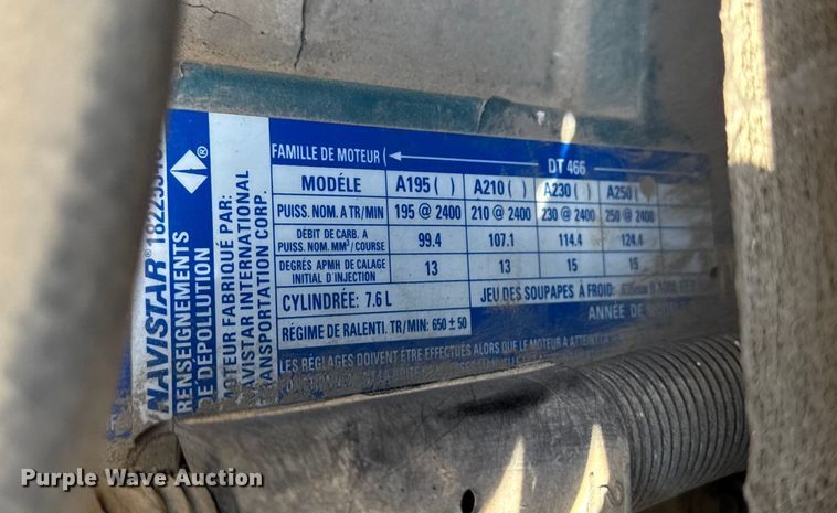 image for item EF2186 1995 International 4800 flatbed truck