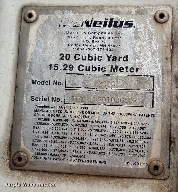 image for item EM0591 2008 International 7400 refuse truck