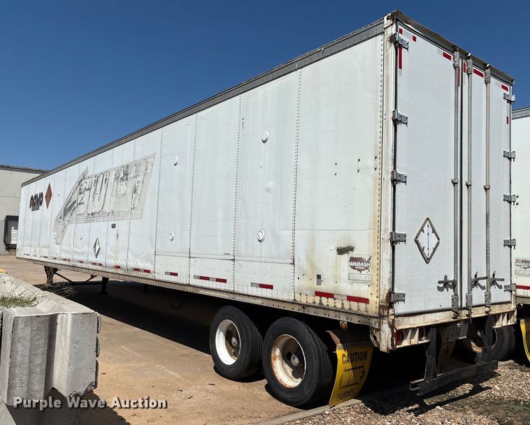 image for item EM0608 1999 Wabash dry van trailer