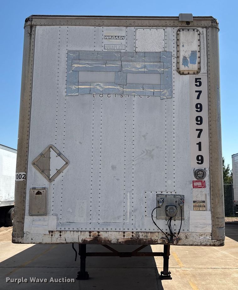 image for item EM0614 1999 Wabash dry van trailer