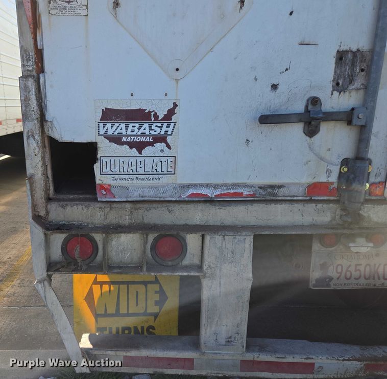 image for item EM0643 1999 Wabash dry van trailer