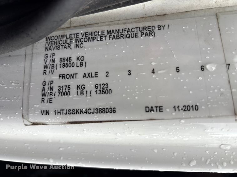 image for item EM6105 2012 International Terrastar flatbed truck