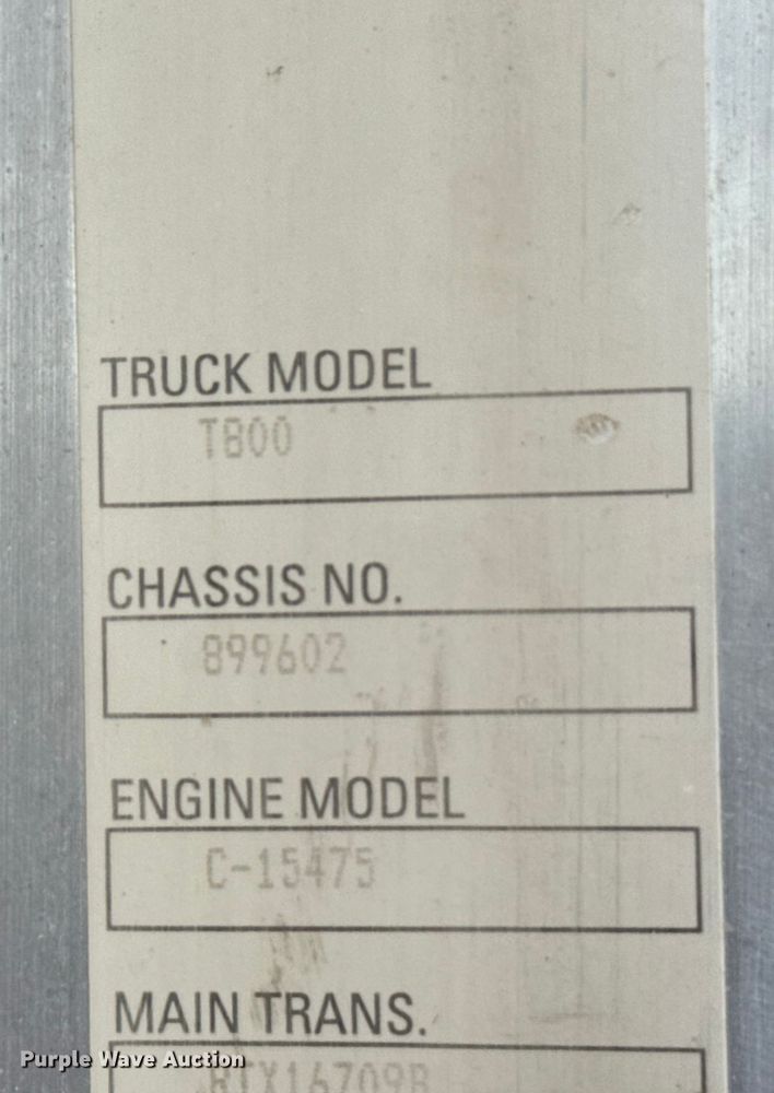 image for item ER2455 2003 Kenworth T800 winch truck