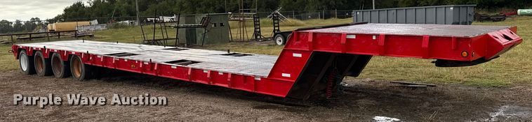 image for item ER2457 2007 Neville Built drop deck oilfield trailer