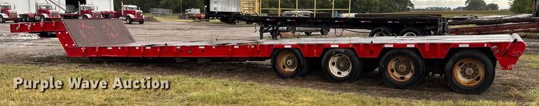 image for item ER2457 2007 Neville Built drop deck oilfield trailer