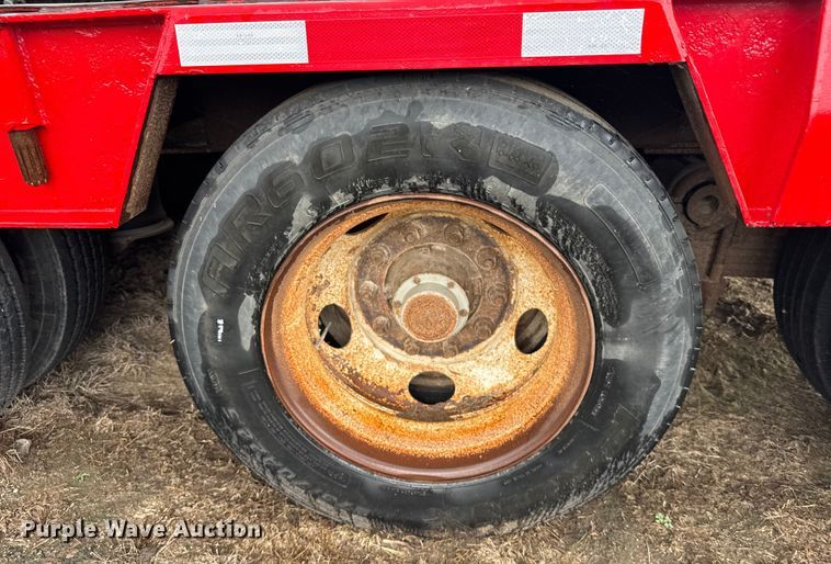 image for item ER2457 2007 Neville Built drop deck oilfield trailer