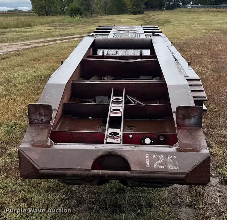 image for item ER2459 1997 Nuttall lowboy oilfield trailer