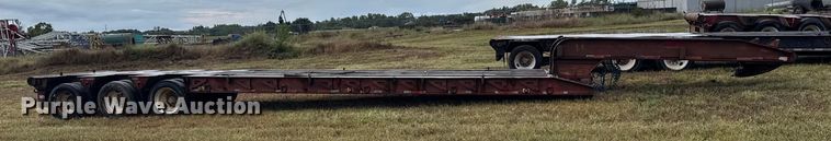 image for item ER2459 1997 Nuttall lowboy oilfield trailer