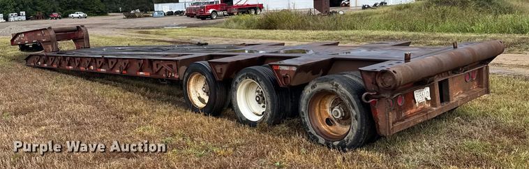 image for item ER2459 1997 Nuttall lowboy oilfield trailer