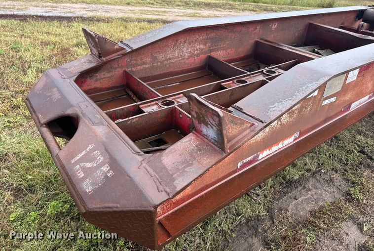 image for item ER2459 1997 Nuttall lowboy oilfield trailer