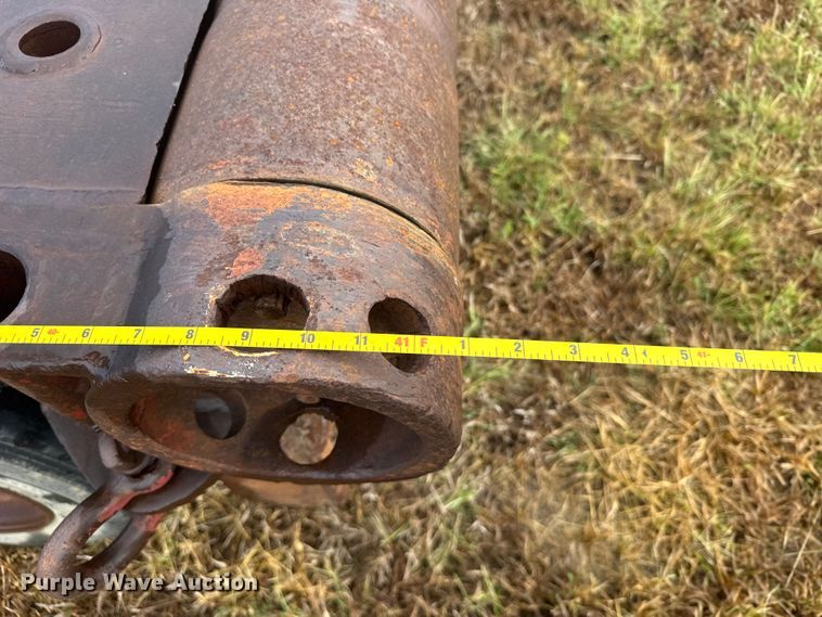 image for item ER2459 1997 Nuttall lowboy oilfield trailer