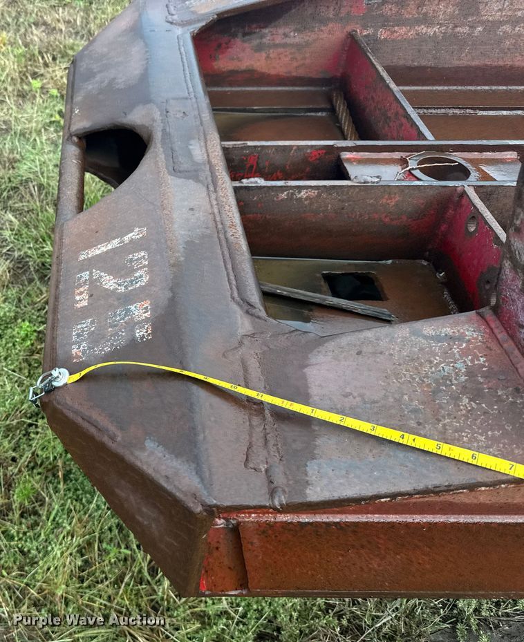 image for item ER2459 1997 Nuttall lowboy oilfield trailer