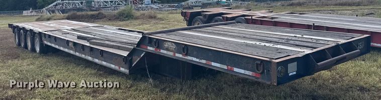image for item ER2460 2001 Atoka Lowboy  drop deck oilfield trailer 
