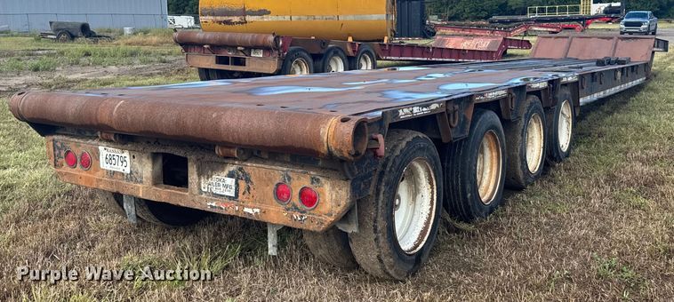 image for item ER2460 2001 Atoka Lowboy  drop deck oilfield trailer 